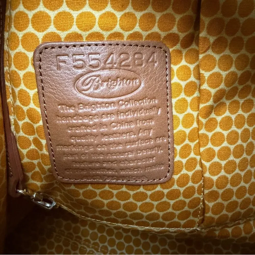 BRIGHTON Large Purse/Tote bag Floral Violet Suncatcher w/ keychain - Picture 7 of 11